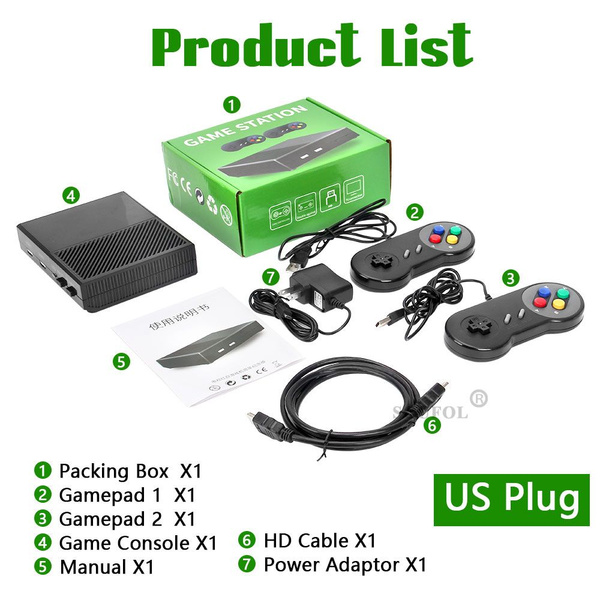 Игровая консоль RS-95 HD, HDMI-совместимый встроенный классический ...