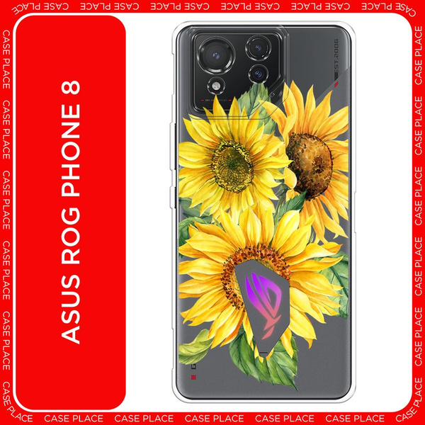 Силиконовый чехол на Asus ROG Phone 8 / Асус Рог Фон 8 Три больших ...