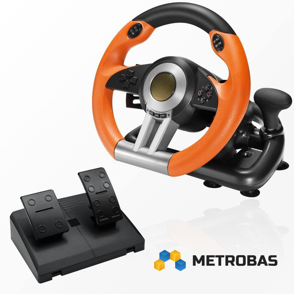 METROBAS PX V3II0 Гоночный руль 180 градусов USB-вибрация с двумя ...