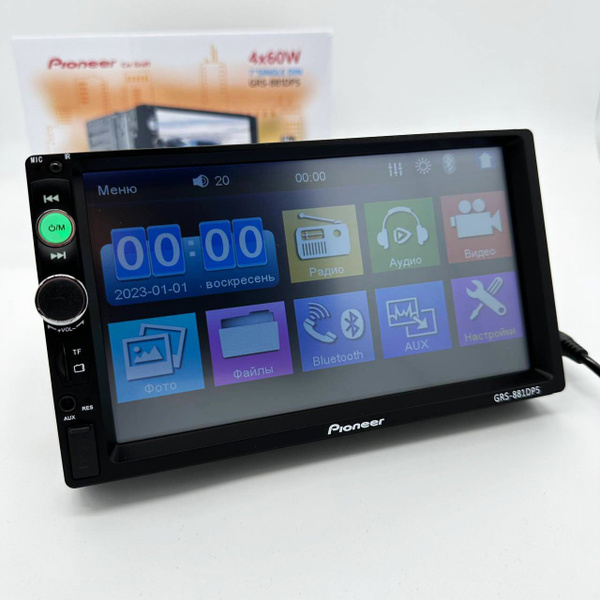 Автомагнитола 1 din с большим экраном 7 дюймов, AUX, bluetooth, USB ...