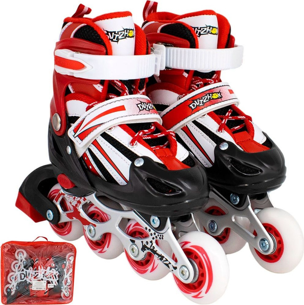 Коньки роликовые DVIZHOK, Девочки, Мальчики, размер 31, 33 - купить по ...