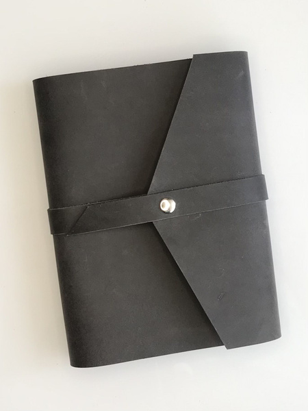 Ежедневник / блокнот из натуральной кожи недатированный на кольцах ...