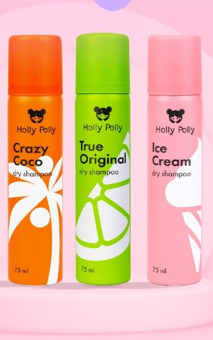 Holly Polly Набор: Сухой шампунь для всех типов волос для быстрого ...