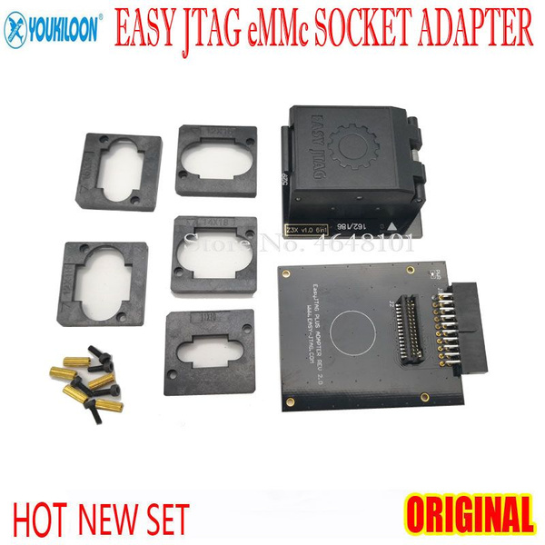 2023 НОВЫЙ оригинальный адаптер EASY JTAG eMMc SOCKET (EMMC BGA-153/169 ...