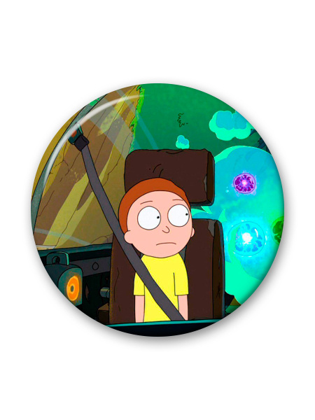 Значок на рюкзак Морти (Рик и Морти) Rick and Morty - купить с ...