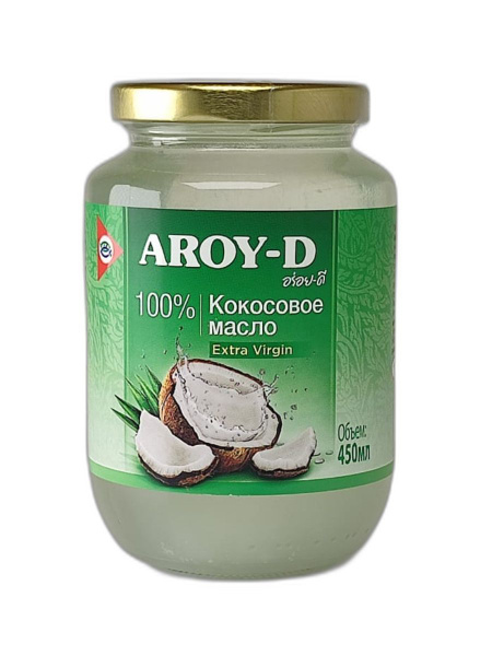 Кокосовое масло (extra virgin) 450 мл - купить с доставкой по выгодным ...