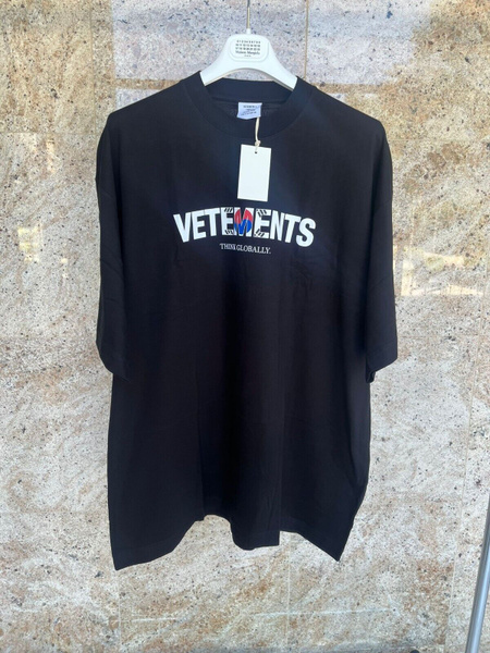 Футболка Vetements, размер 54, цвет черный - купить по выгодной цене в ...