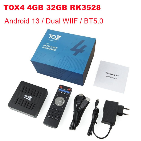 Медиаплеер TOX4 TV Box, черный, Android купить по низкой цене с ...