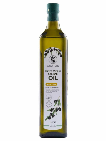 Оливковое масло Cratos Extra Virgin Olive Oil нерафинированное первого ...