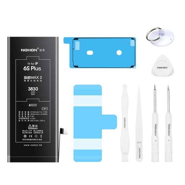 Аккумулятор для iPhone 6S Plus - 3730 - 3830mAh, Nohon Max - купить с ...