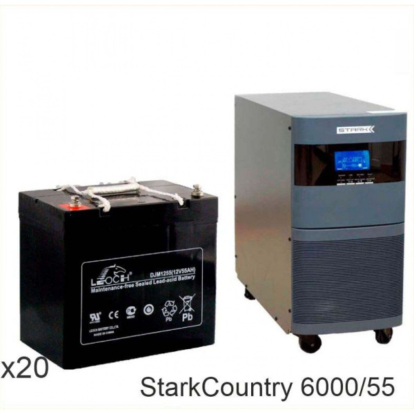 ИБП Линейно-интерактивный (Smart UPS) Stark Country, 6000 В·А купить по ...