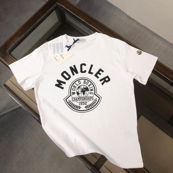 Футболка MONCLER, размер 50, цвет белый - купить по выгодной цене в ...