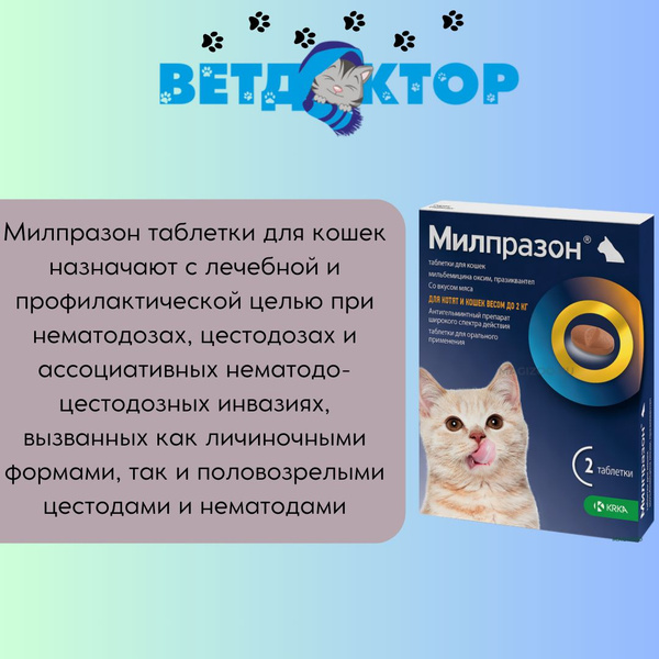 Милпразон отзывы для кошек