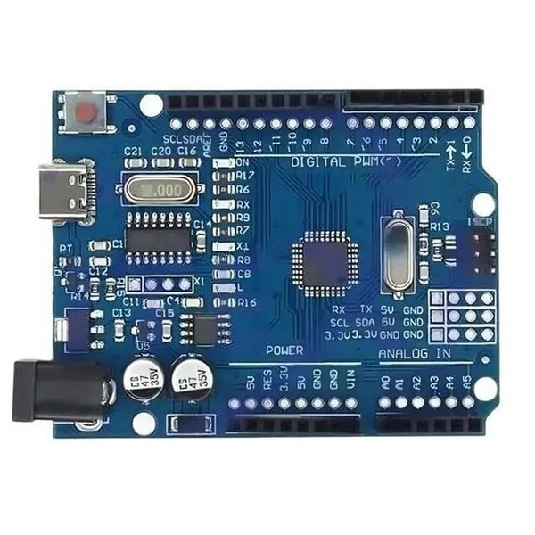 Микроконтроллер Arduino UNO R3 TYPE-C (ATmega328 CH340) - купить с ...