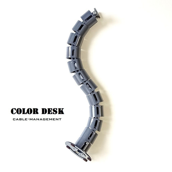 Канал для проводов COLOR DESK A-740GR (140-1) графит гибкий ...