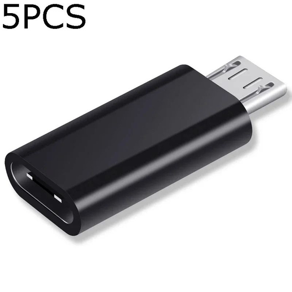 Адаптер-переходник с Type-C на MicroUSB (вход Тайп си - выход Микро ЮСБ ...