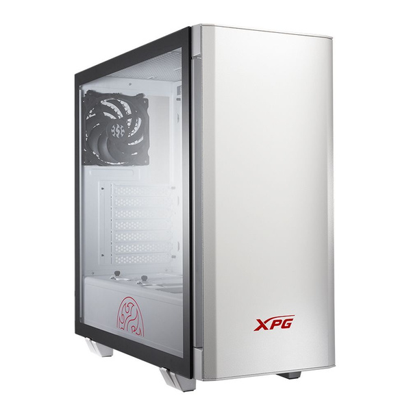 Корпус для ПК белый, Middle Tower, Mini-ITX, АTX XPG (INVADER-WHCWW ...