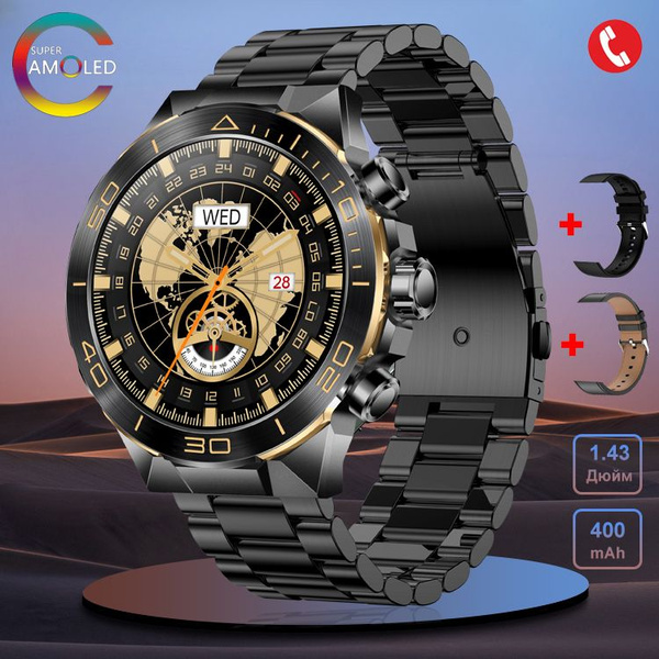 Характеристики SACOSDING Умные часы D-SACOSDING Smartwatch, 44mm, Black ...