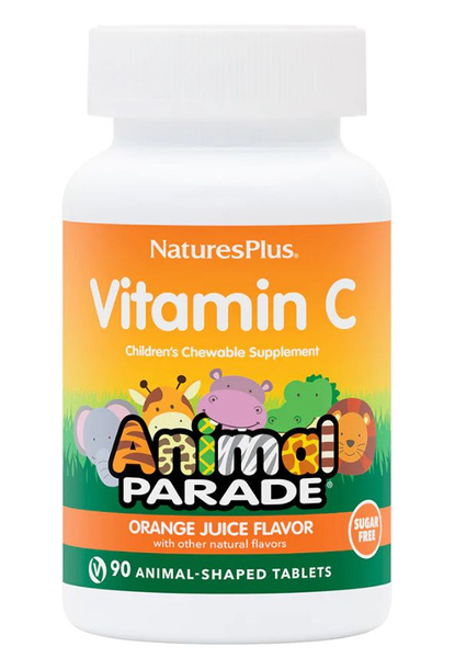 Vitamin C Sugar Free Animal Parade (Детский Витамин C без сахара) 90 ...