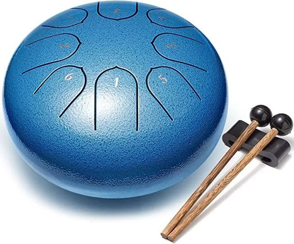 Глюкофон 15 см (6 дюймов), 8 лепестков. музыкальный инструмент ...