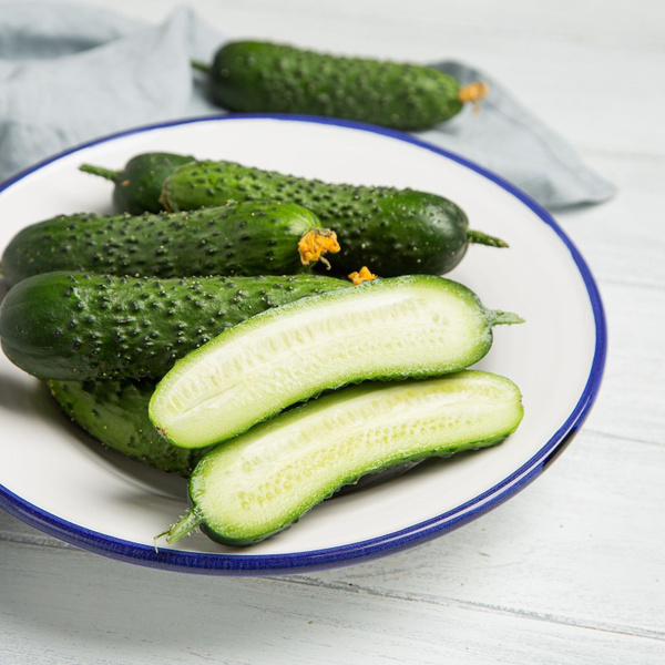 Огурцы Кураж, свежие и хрустящие, Россия, 500 - 700 г - купить с ...