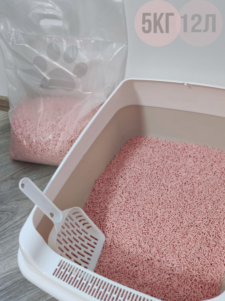 Наполнитель для кошачьего туалета комкующийся тофу премиум смываемый ...