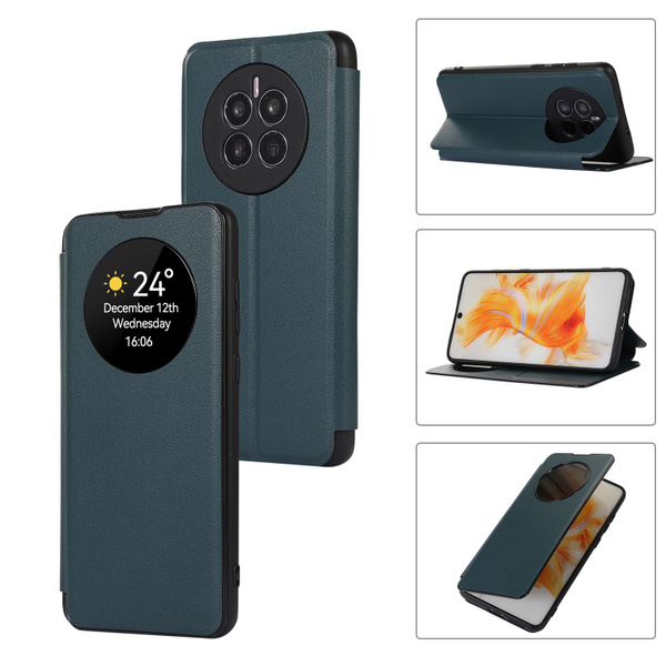 Кожаный Чехол Для Huawei Mate 50 Pro (Хуавей Мате 50 Про) В Стиле Люкс ...