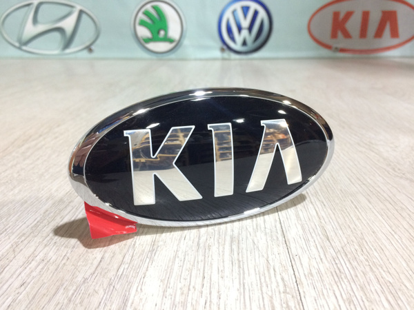 Эмблема на капот Kia Rio 3 Киа Рио 2011-2017гг оригинальная - купить по ...