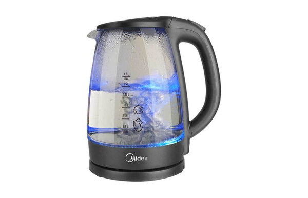 Купить электрический чайник Midea MK-8015, Пластик/стекло по низкой ...