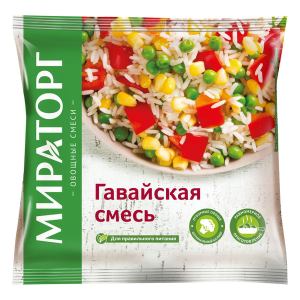 Овощная смесь Мираторг Гавайская замороженная, 400г - купить с ...