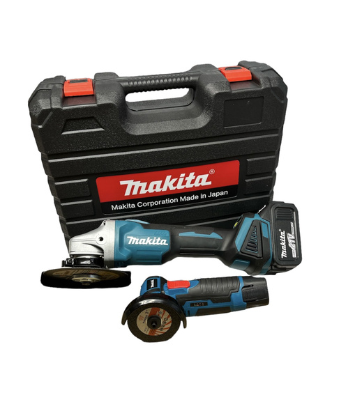 Набор аккумуляторного инструмента Makita 2в1 болгарка бесщеточная ушм ...