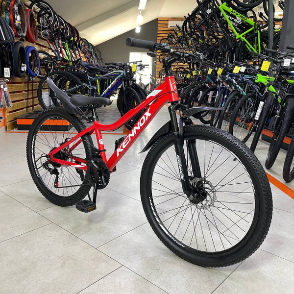 Велосипед горный 26" Kennox Fury K2 MD 13", 2 red - красный / на рост ...