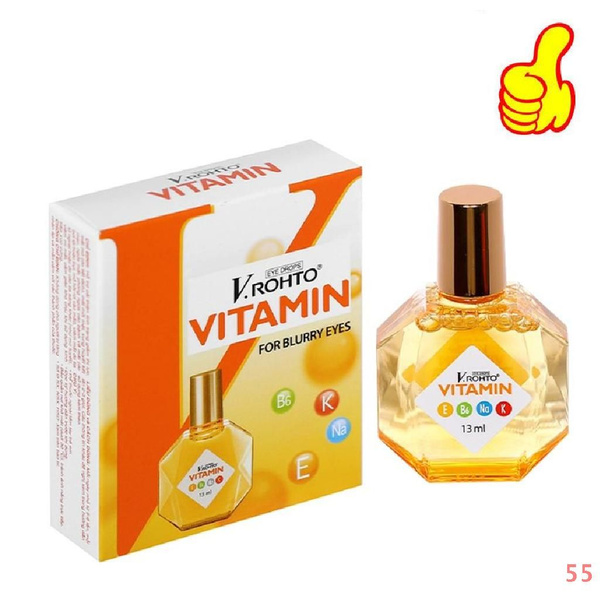 Капли для глаз Витаминизированные V.ROHTO VITAMIN для чувствительных ...