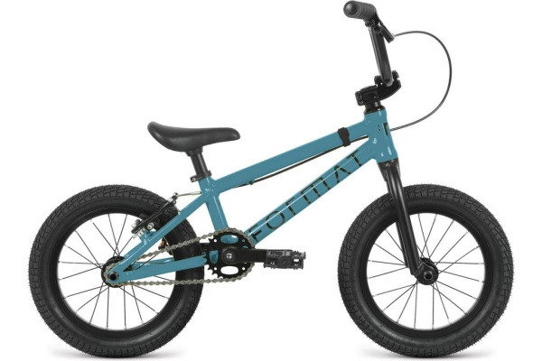 Детский велосипед FORMAT Kids 14 bmx (14" 1 ск.) 2022, синий матовый ...