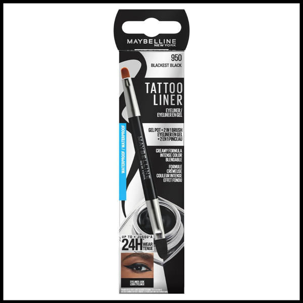Maybelline New York карандаш для глаз водостойкий - Tattoo Liner Gel ...