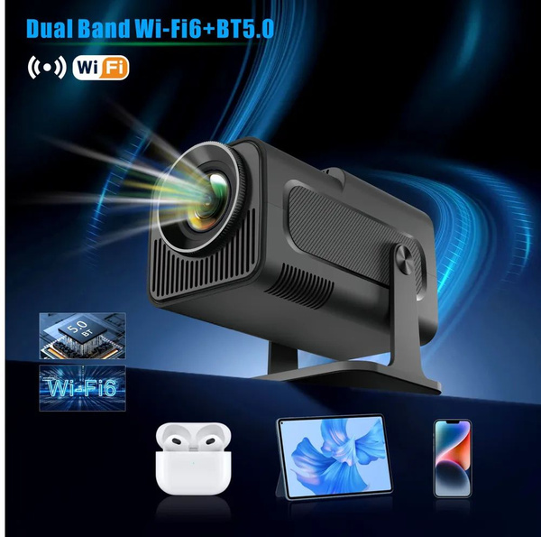 Проектор Андроид 11 390ANSI HY320 проектор 4K Native 1080P двойной ...