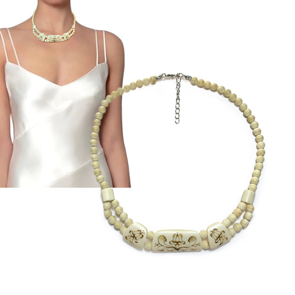 Ожерелье из кости - купить с доставкой по выгодным ценам в интернет ...