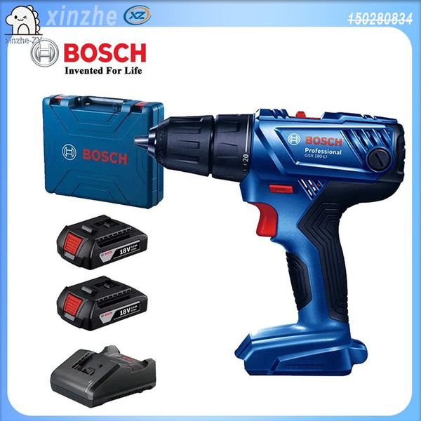 Bosch GSR 180-LI Аккумуляторная дрель-шуруповерт, питание от 18 В, 54 ...