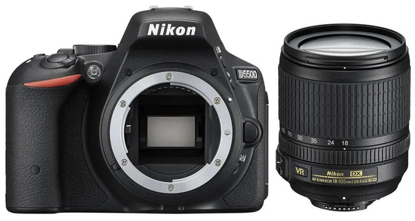 Зеркальный фотоаппарат Nikon D5500 kit 18-105mm - купить по низкой цене ...