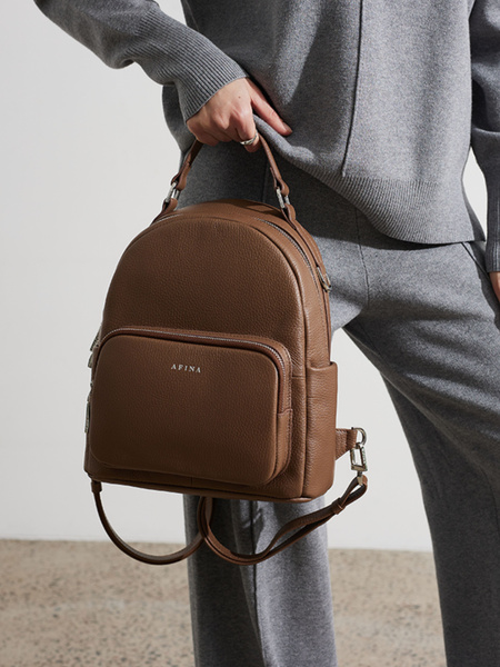 AFINA Рюкзак натуральная кожа женский - купить с доставкой по выгодным ...
