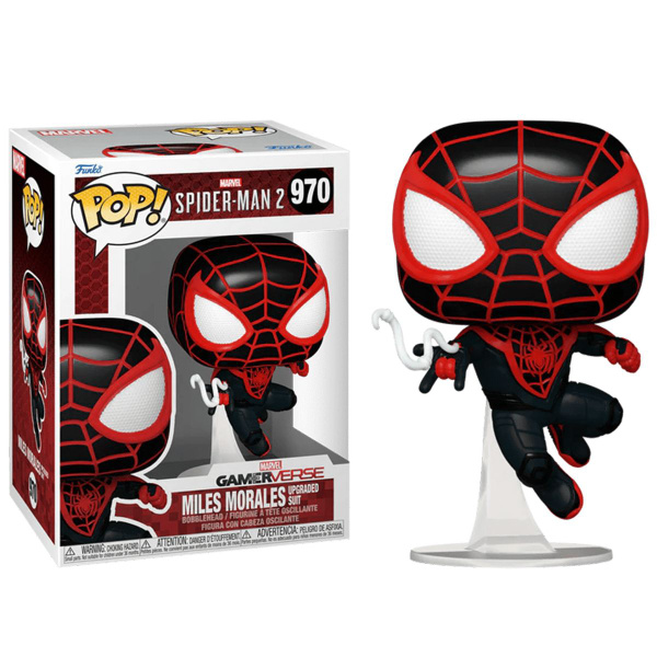 Фигурка Funko Pop! Spider-Man: Miles Morales Upgraded Suit (Фанко Поп ...