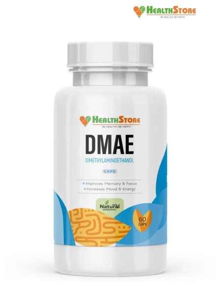 HealthStore DMAE ДМАЭ ноотроп улучшение памяти для мозга ДМАЕ 60 капсул ...