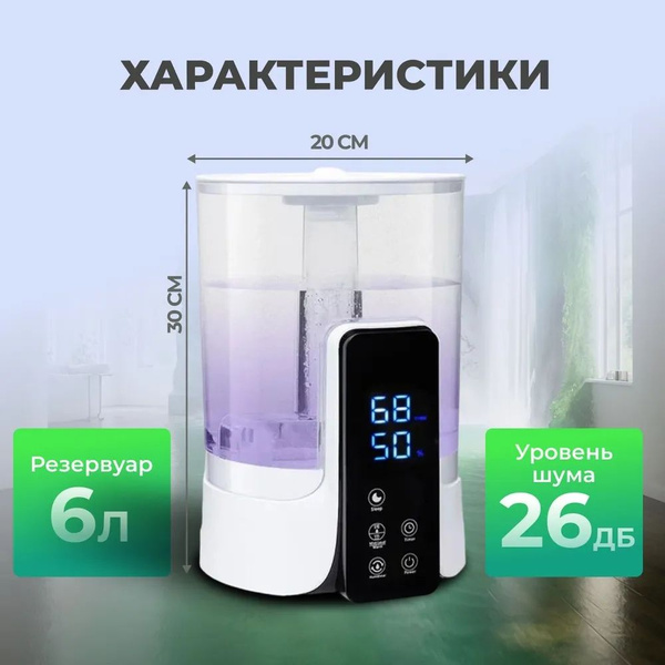 Увлажнитель воздуха Увлажнитель воздуха для дома умный SHELEVAR ...