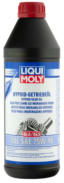 Масло Трансмиссионное Hypoid-Getriebeoil Tdl 75W-90 (1 Л.) LIQUI MOLY ...