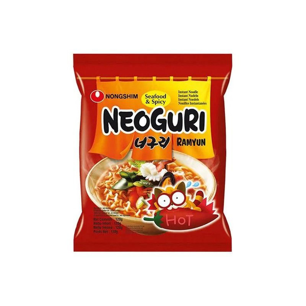 Корейская лапша быстрого приготовления Nongshim острая 120 гр - купить ...
