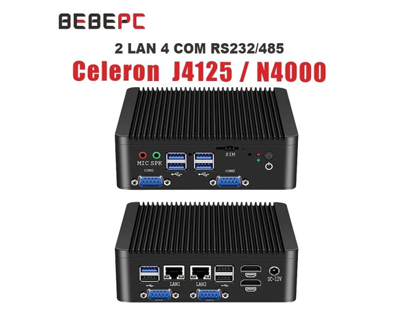 Купить компьютер Веверс промышленный без вентилятора, Intel Celeron ...