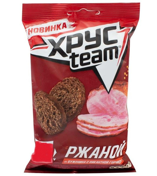 Сухарики хрустим ржаные 60 г буженина горчица - купить с доставкой по ...