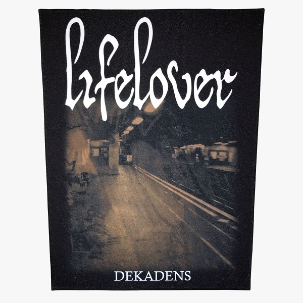 Нашивка большая на спину Lifelover "Dekadens" сублимационная наспинник ...
