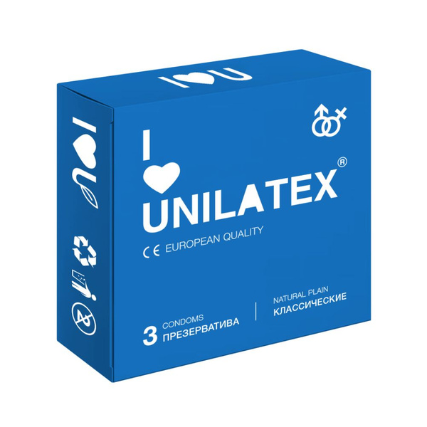 Презервативы UNILATEX Natural Plain, 3 шт. - купить с доставкой по ...