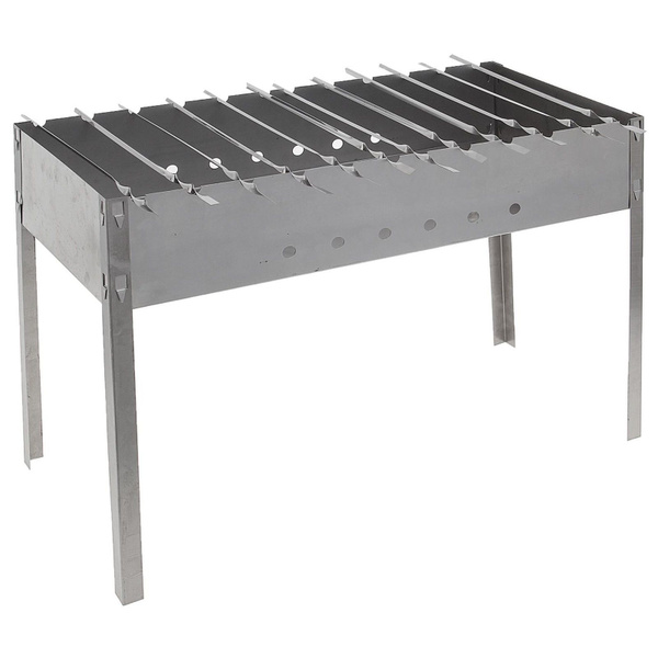 Сборный мангал Maclay Профи с 12 шампурами (70х30х50 см) - купить с ...